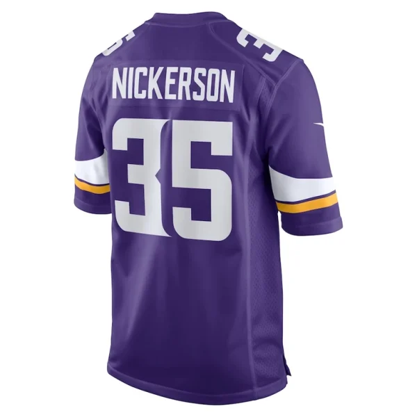 Parry nickerson minnesota vikings nike home game player jersey Purple L