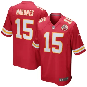 Patrick mahomes kansas city chiefs nike game jersey Red