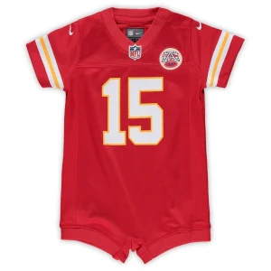 Patrick mahomes kansas city chiefs nike infant romper jersey Red 3 6 MO