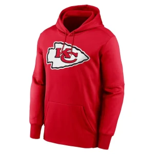 Patrick mahomes kansas city chiefs nike player name number performance pullover hoodie Red M