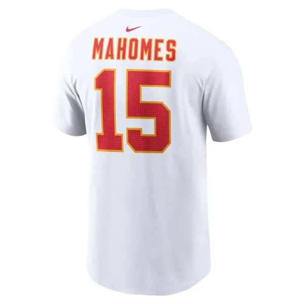 Patrick mahomes kansas city chiefs nike player name number t shirt White L