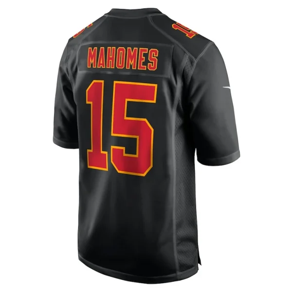 Patrick mahomes kansas city chiefs nike super bowl lix fashion game jersey Carbon black L
