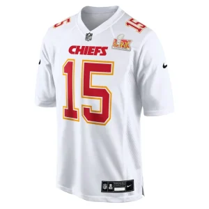 Patrick mahomes kansas city chiefs nike super bowl lix fashion game jersey Tundra white M