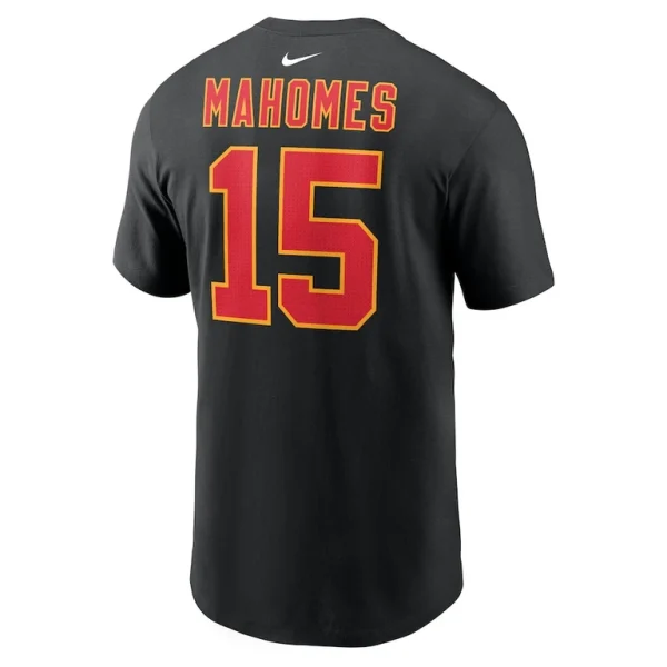 Patrick mahomes kansas city chiefs nike super bowl lix name number t shirt Black L