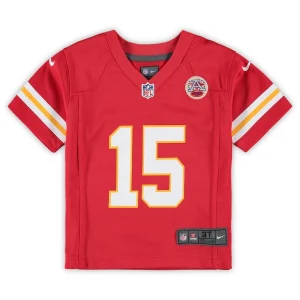 Patrick mahomes kansas city chiefs nike toddler game jersey Red 3T