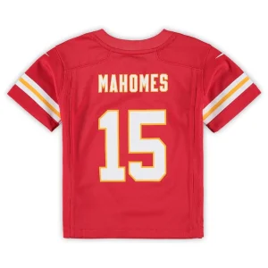 Patrick mahomes kansas city chiefs nike toddler game jersey Red 4T