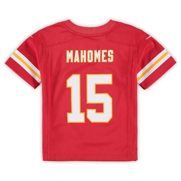 Patrick mahomes kansas city chiefs nike toddler game jersey Red 4T