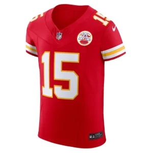 Patrick mahomes kansas city chiefs nike vapor f.u.s.e. elite jersey Red 44