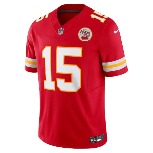 Patrick mahomes kansas city chiefs nike vapor f.u.s.e. limited jersey Red M