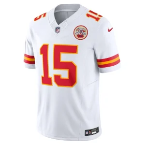 Patrick mahomes kansas city chiefs nike vapor f.u.s.e. limited jersey White M