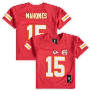 Patrick mahomes kansas city chiefs preschool replica player jersey Red
