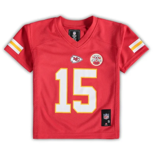 Patrick mahomes kansas city chiefs preschool replica player jersey Red 56