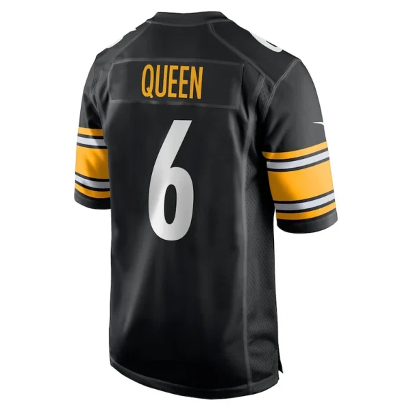 Patrick queen pittsburgh steelers nike game jersey Black L