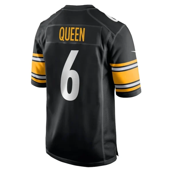 Patrick queen pittsburgh steelers nike game player jersey Black L