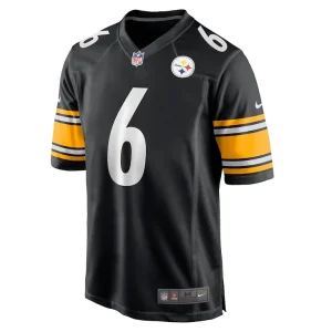 Patrick queen pittsburgh steelers nike game player jersey Black M