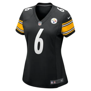Patrick queen pittsburgh steelers nike womens game jersey Black M