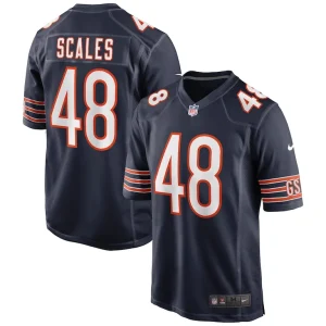 Patrick scales chicago bears nike game jersey Navy