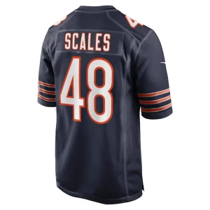 Patrick scales chicago bears nike game jersey Navy L