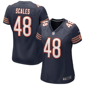 Patrick scales chicago bears nike womens game jersey Navy