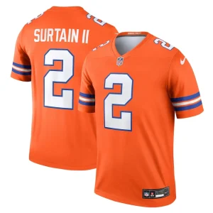 Patrick surtain ii denver broncos nike alternate legend player performance top Orange