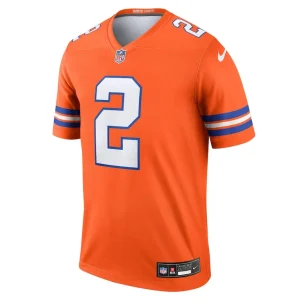 Patrick surtain ii denver broncos nike alternate legend player performance top Orange M