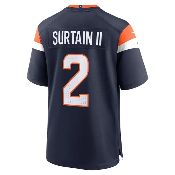 Patrick surtain ii denver broncos nike mile high collection alternate game jersey Navy L