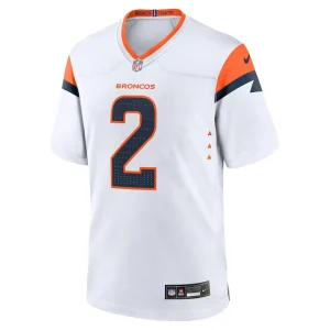 Patrick surtain ii denver broncos nike mile high collection game jersey White M