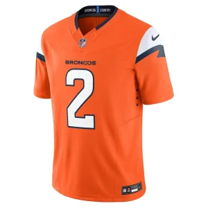 Patrick surtain ii denver broncos nike mile high collection vapor f.u.s.e. limited jersey Orange M