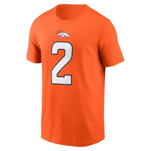 Patrick surtain ii denver broncos nike name number t shirt Orange M