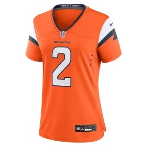 Patrick surtain ii denver broncos nike womens mile high collection game jersey Orange M