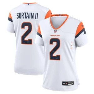 Patrick surtain ii denver broncos nike womens mile high collection game jersey White