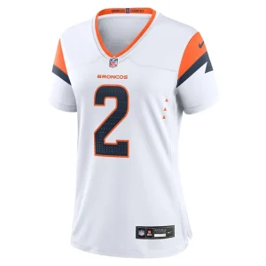 Patrick surtain ii denver broncos nike womens mile high collection game jersey White M