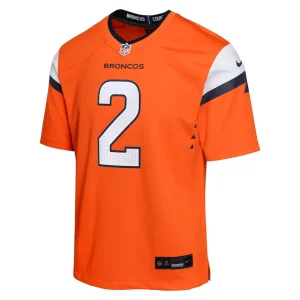 Patrick surtain ii denver broncos nike youth mile high collection game jersey Orange Yth M