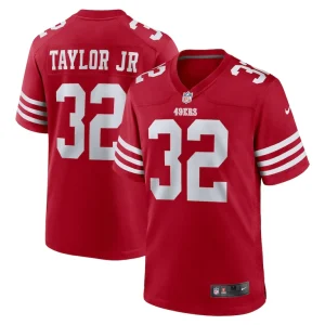 Patrick taylor jr. san francisco 49ers nike team game jersey Scarlet