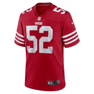 Patrick willis san francisco 49ers nike retired player game jersey Scarlet M