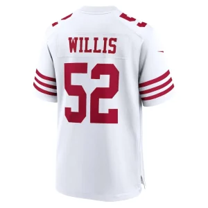 Patrick willis san francisco 49ers nike retired player game jersey White L