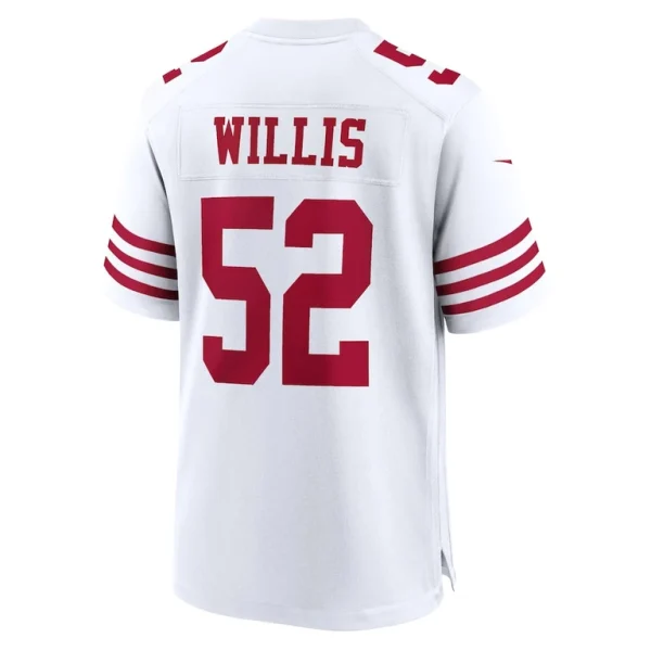 Patrick willis san francisco 49ers nike retired player game jersey White L