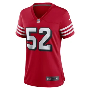 Patrick willis san francisco 49ers nike womens alternate game jersey Scarlet M