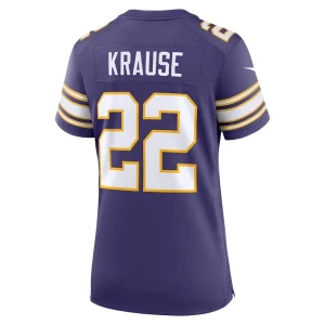 Paul krause minnesota vikings nike womens classic retired player jersey Purple L