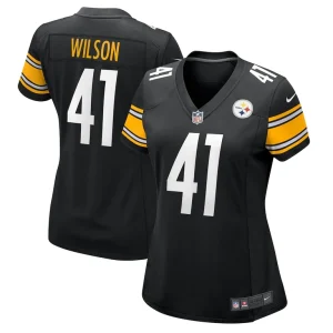 Payton wilson pittsburgh steelers nike womens game jersey Black