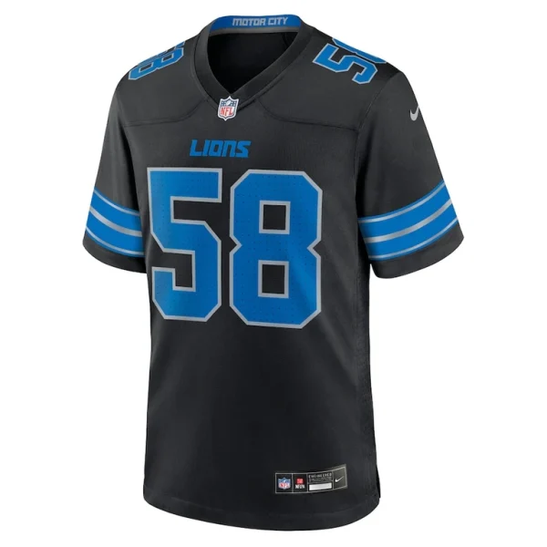 Penei sewell detroit lions nike 2nd alternate game jersey Black M