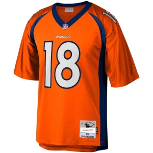 Peyton manning denver broncos mitchell ness big tall 2015 retired player replica jersey Orange 3XB