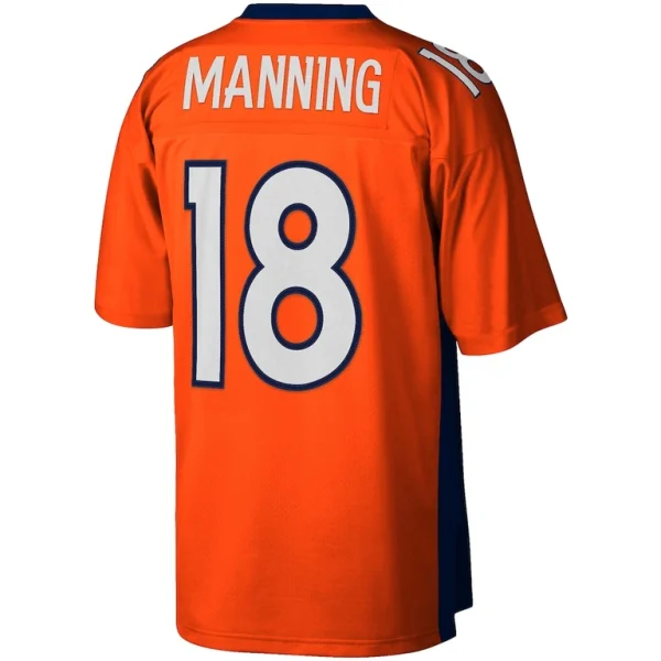 Peyton manning denver broncos mitchell ness big tall 2015 retired player replica jersey Orange 4XB