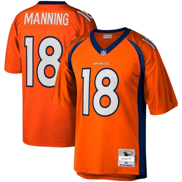Peyton manning denver broncos mitchell ness legacy replica jersey Orange