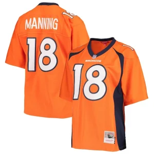 Peyton manning denver broncos mitchell ness womens legacy replica player jersey Orange