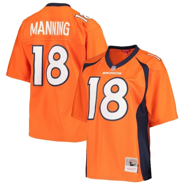 Peyton manning denver broncos mitchell ness womens legacy replica player jersey Orange