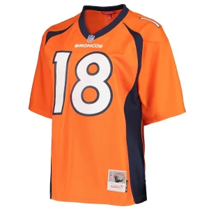 Peyton manning denver broncos mitchell ness womens legacy replica player jersey Orange M