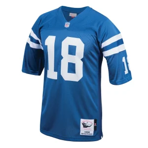 Peyton manning indianapolis colts 1998 mitchell ness authentic throwback retired player jersey Royal 40