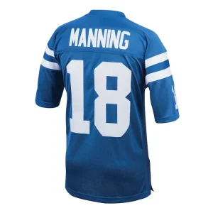 Peyton manning indianapolis colts 1998 mitchell ness authentic throwback retired player jersey Royal 44