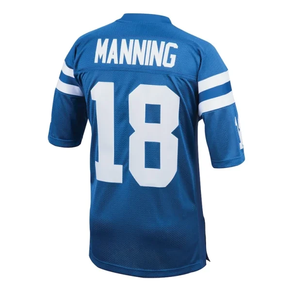 Peyton manning indianapolis colts 1998 mitchell ness authentic throwback retired player jersey Royal 44